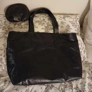 2 piece matching make up bag and bag